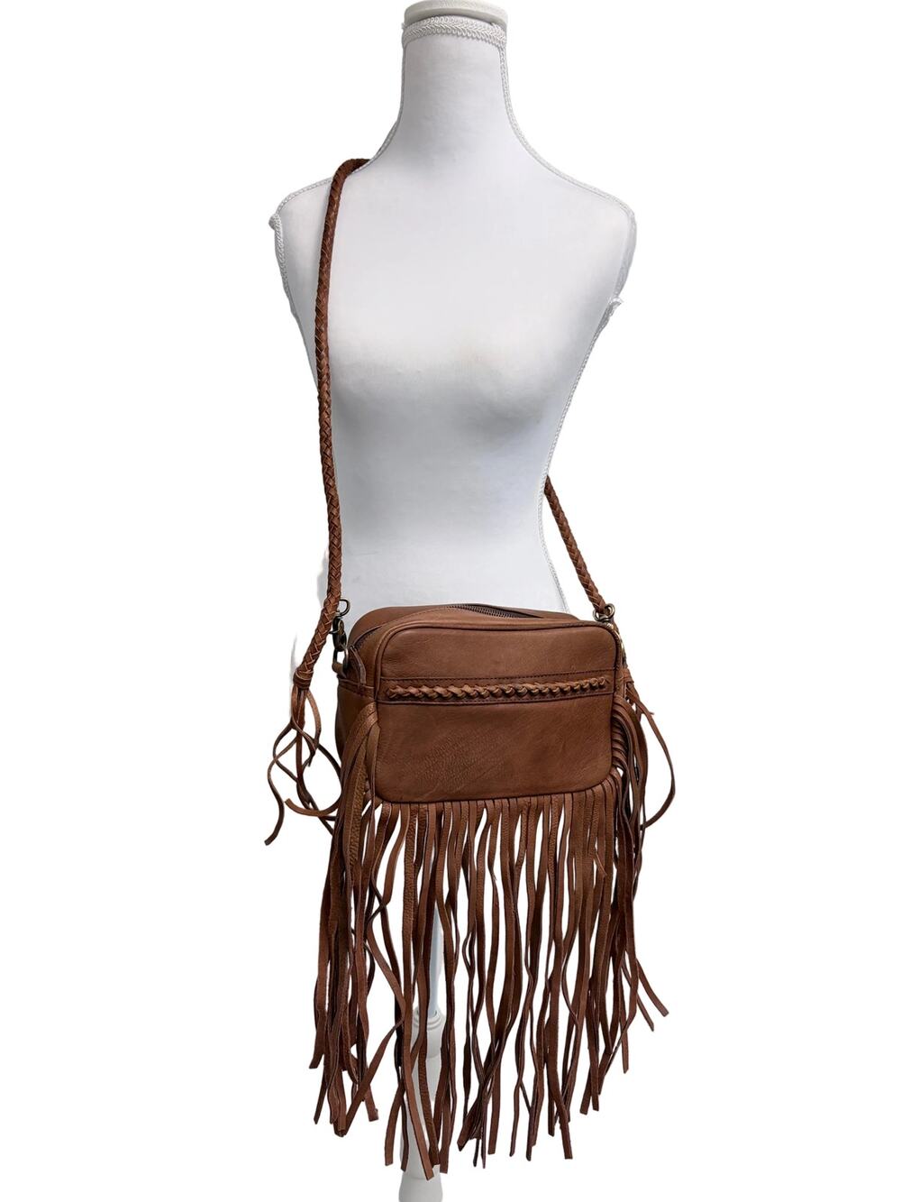 American Darling crossbody purse with fringe
